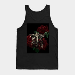 Human anatomy and roses: rib cage Tank Top